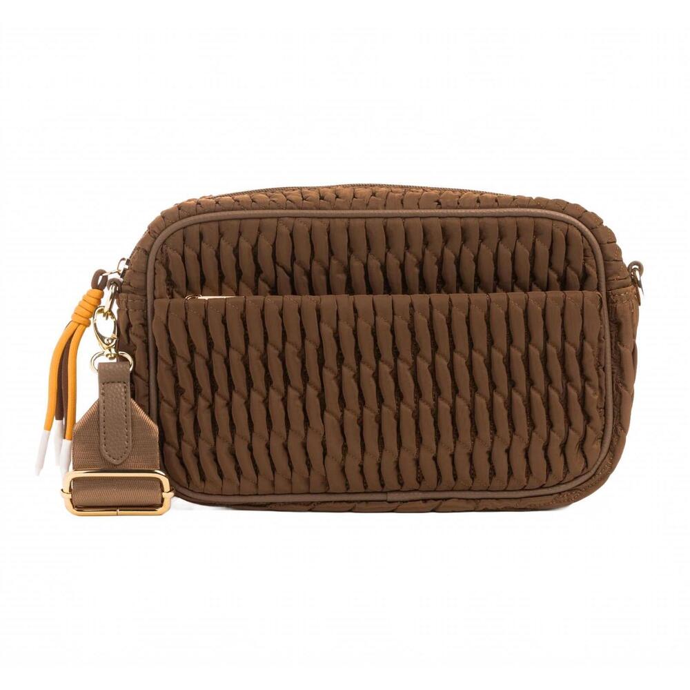 NEW HAUTE SHORE noa cargo camera bag in walnet